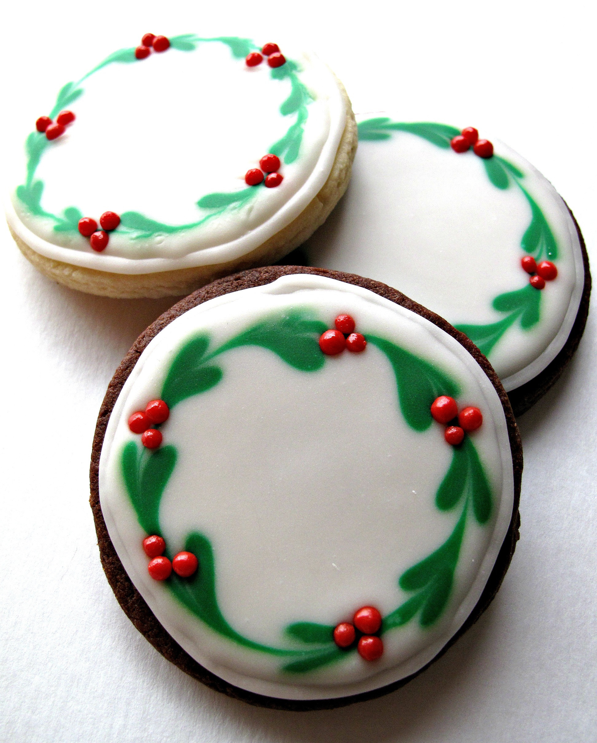 Christmas Cookies Sugar Cookies
 Chocolate Covered Oreos and Iced Christmas Sugar Cookies