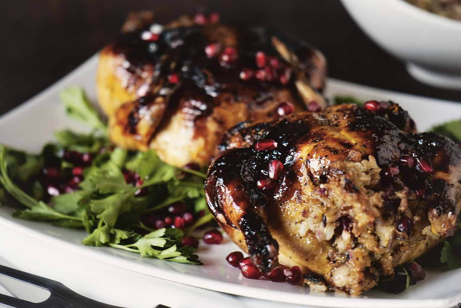 Christmas Cornish Hens
 Christmas Dinner Glazed Cornish Hens with Pomegranate