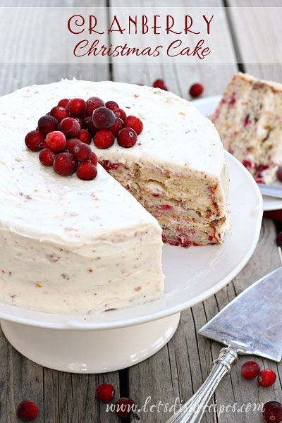 Christmas Cranberry Recipes
 Cranberry Christmas Cake Recipe