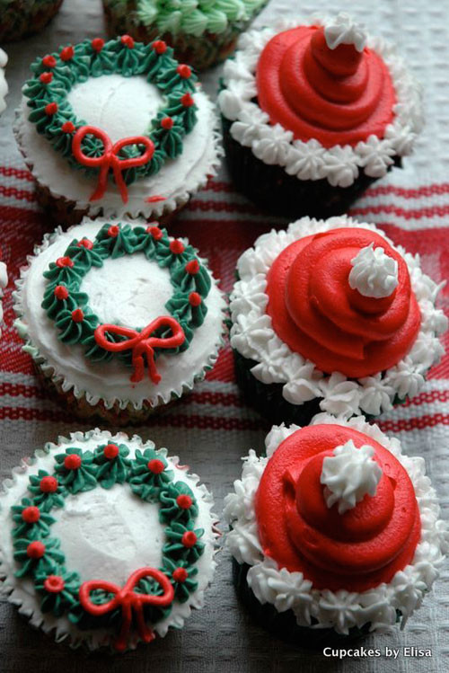 Christmas Cup Cakes
 30 Easy Christmas Cupcake Ideas