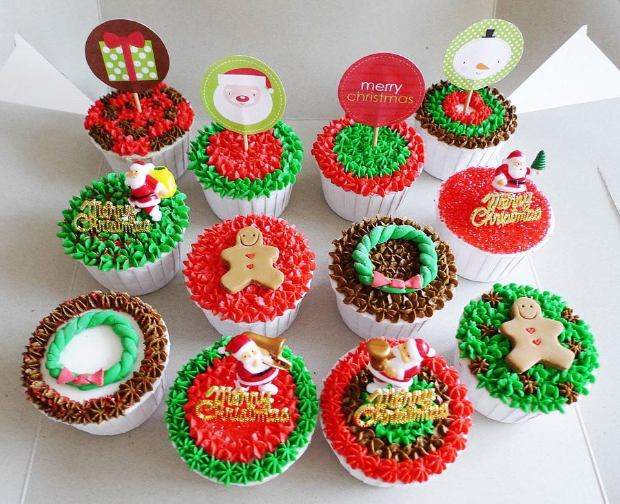 Christmas Cupcakes Ideas
 20 Cute Christmas Cupcake Decorating Ideas