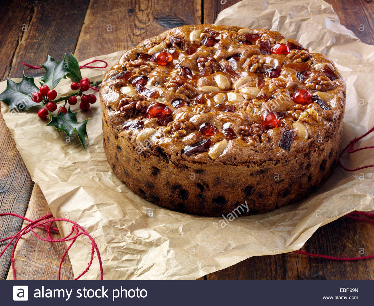 Christmas Desserts Mary Berry
 Mary Berry Genoa fruit cake for Christmas Stock
