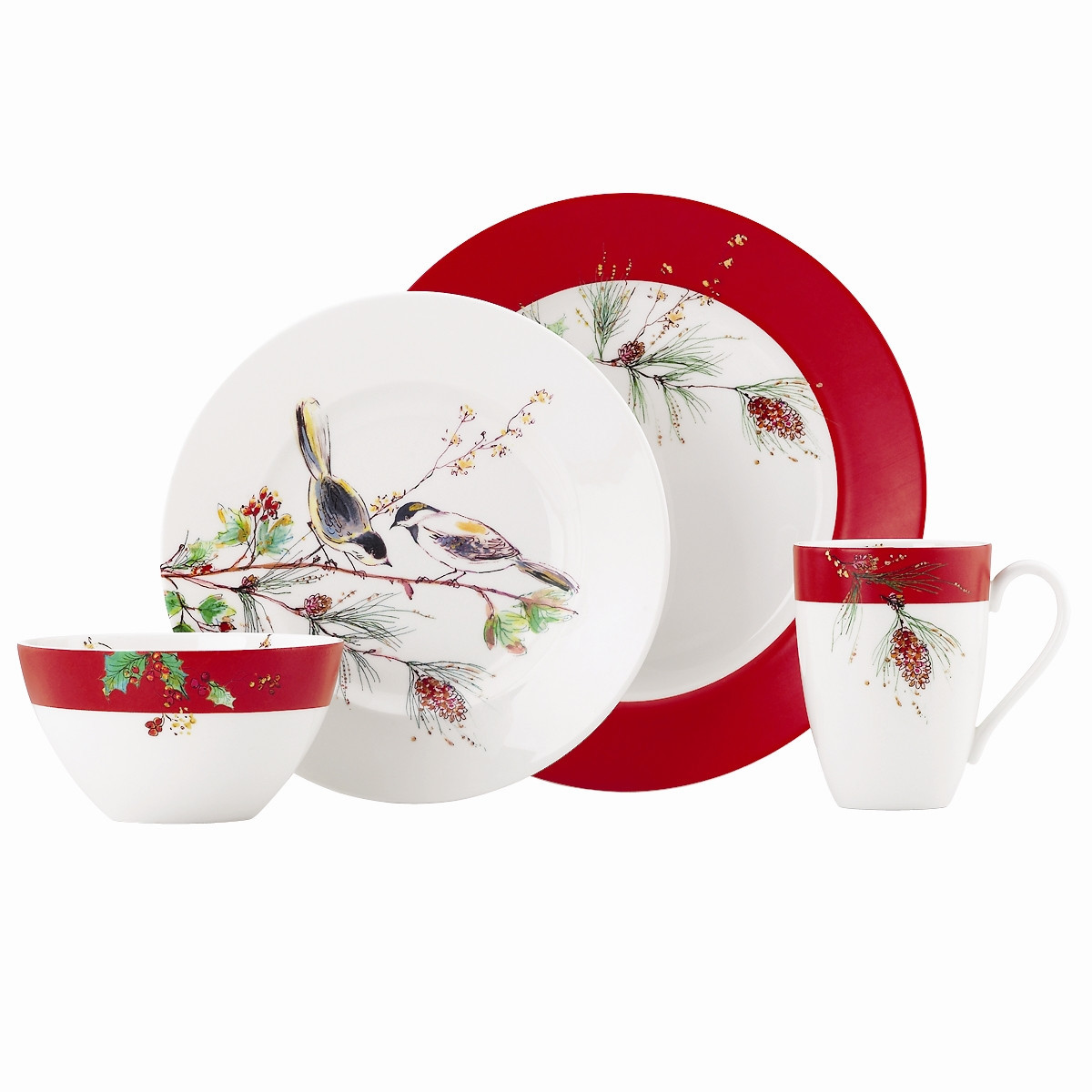 Christmas Dinner Set
 Lenox Winter Song 9" Accent Plate & Reviews