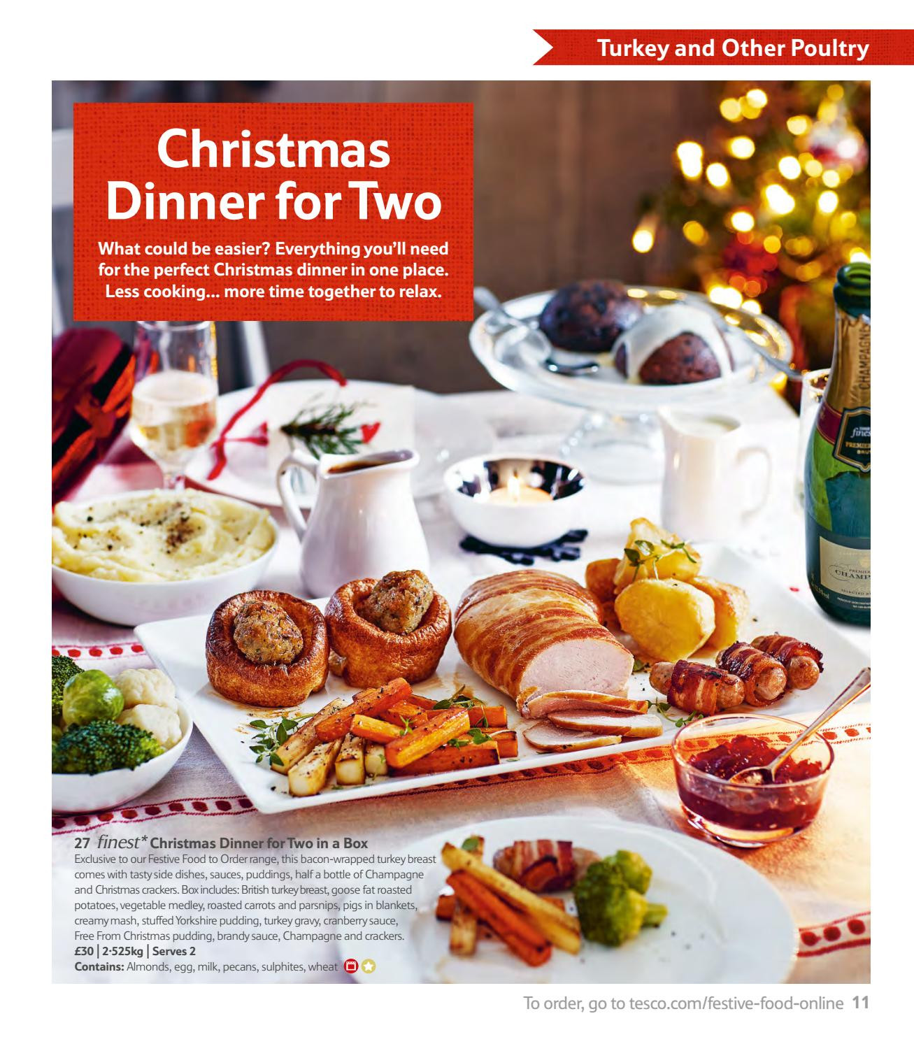 Christmas Dinners For 2
 Tesco Festive Food to Order 2016 by Tesco magazine Issuu