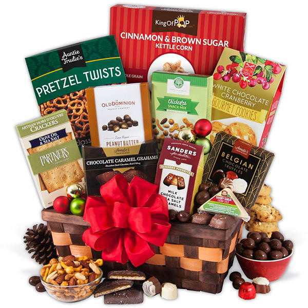 Christmas Food Gifts Baskets
 GourmetGiftBaskets Classic Christmas Gift Basket