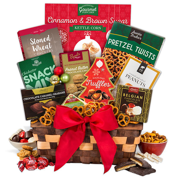 Christmas Food Gifts Baskets
 Holiday Food Basket Select by GourmetGiftBaskets