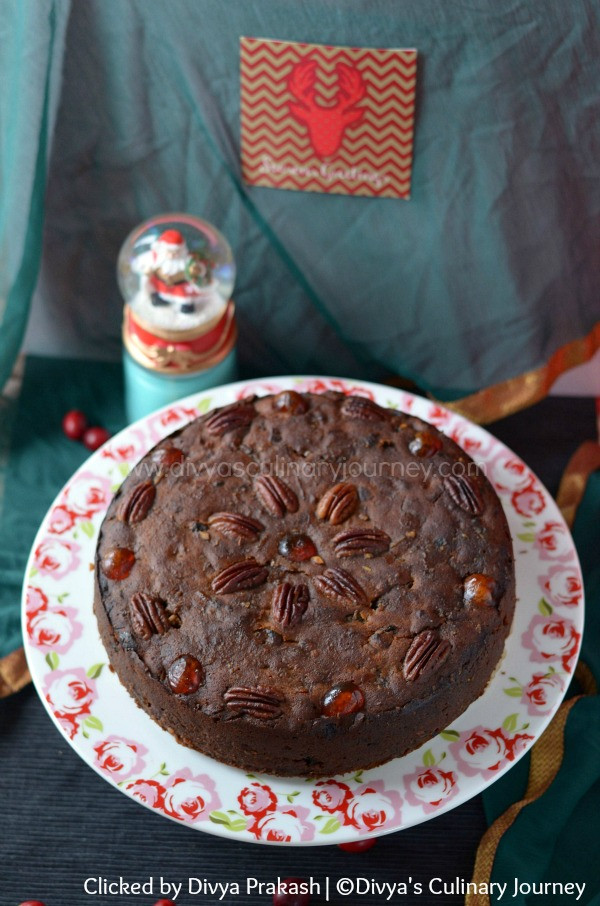 Christmas Fruit Cake Recipe With Rum
 Divya s culinary journey Fruit Cake with Rum