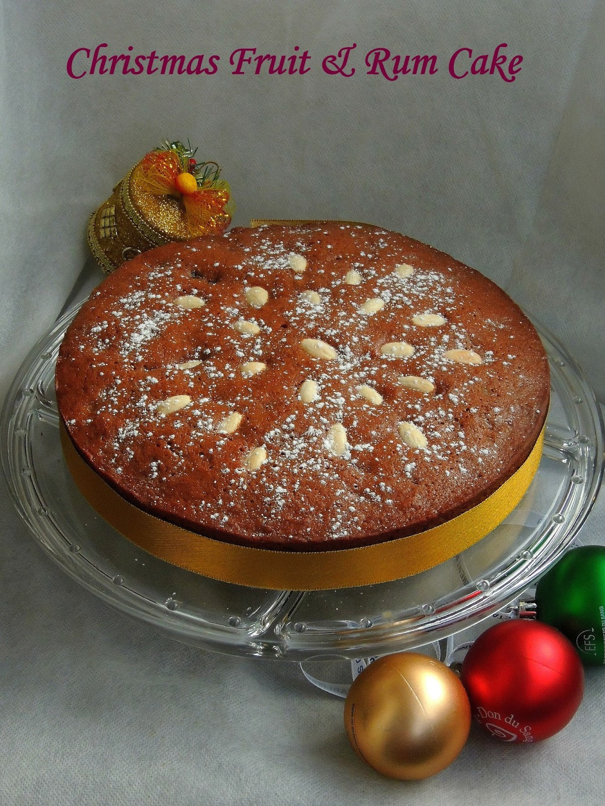 Christmas Fruit Cake Recipe With Rum
 Priya s Versatile Recipes Christmas Fruit & Rum Cake