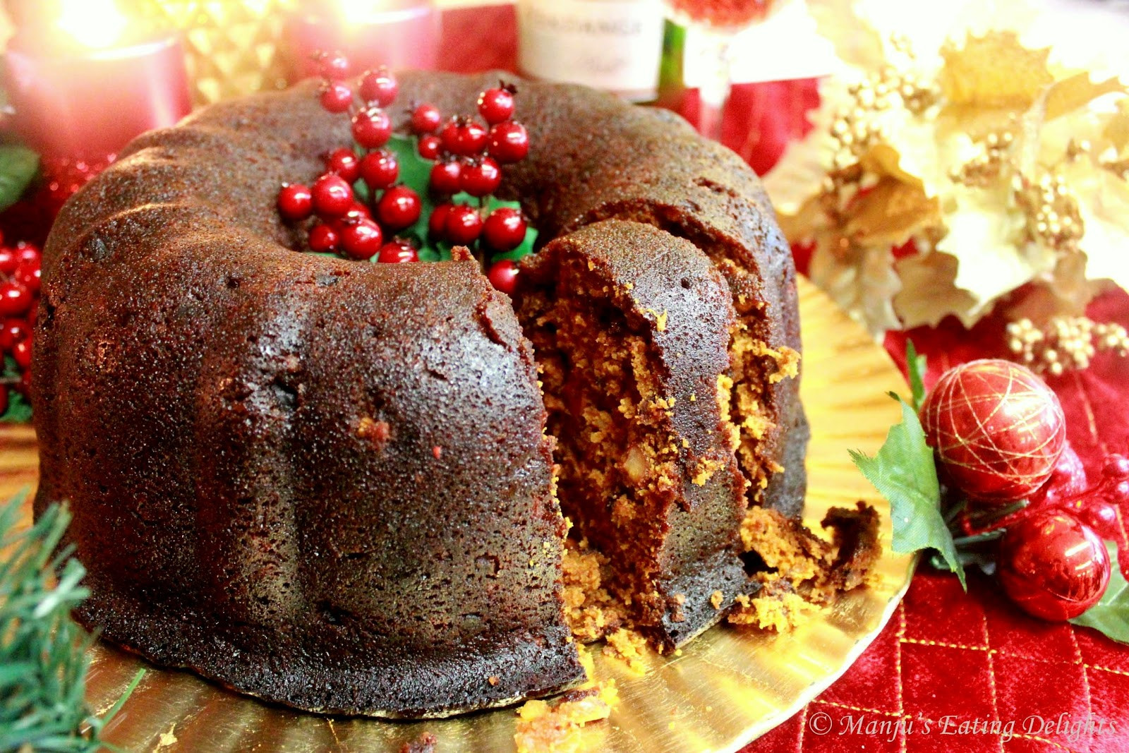 Christmas Fruit Cake Recipe With Rum
 Manju s Eating Delights Traditional Christmas Fruit Cake
