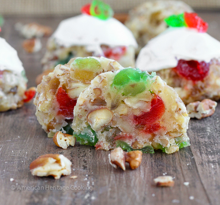 Christmas Fruit Cookies
 Fruitcake Cookies Brandy Cream Cheese Frosting