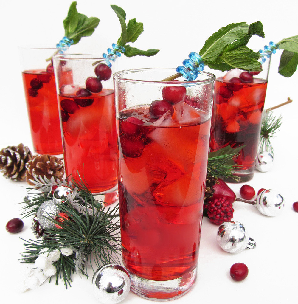 Christmas Gin Drinks
 Cranberry Gin Fizz and Merry Christmas