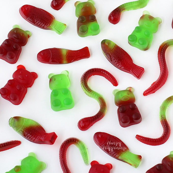 Christmas Gummy Candy
 Homemade Gummy Candy Bears Worms FIsh & More VIDEO