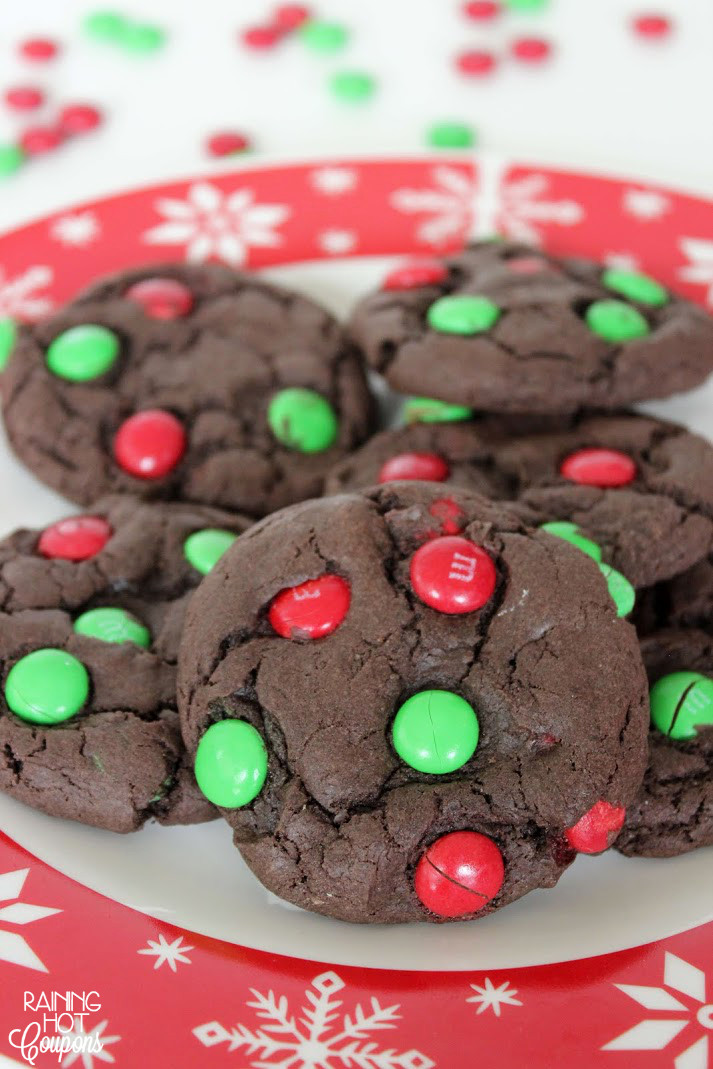 Christmas M And M Cookies
 Christmas M&M Cake Mix Cookies