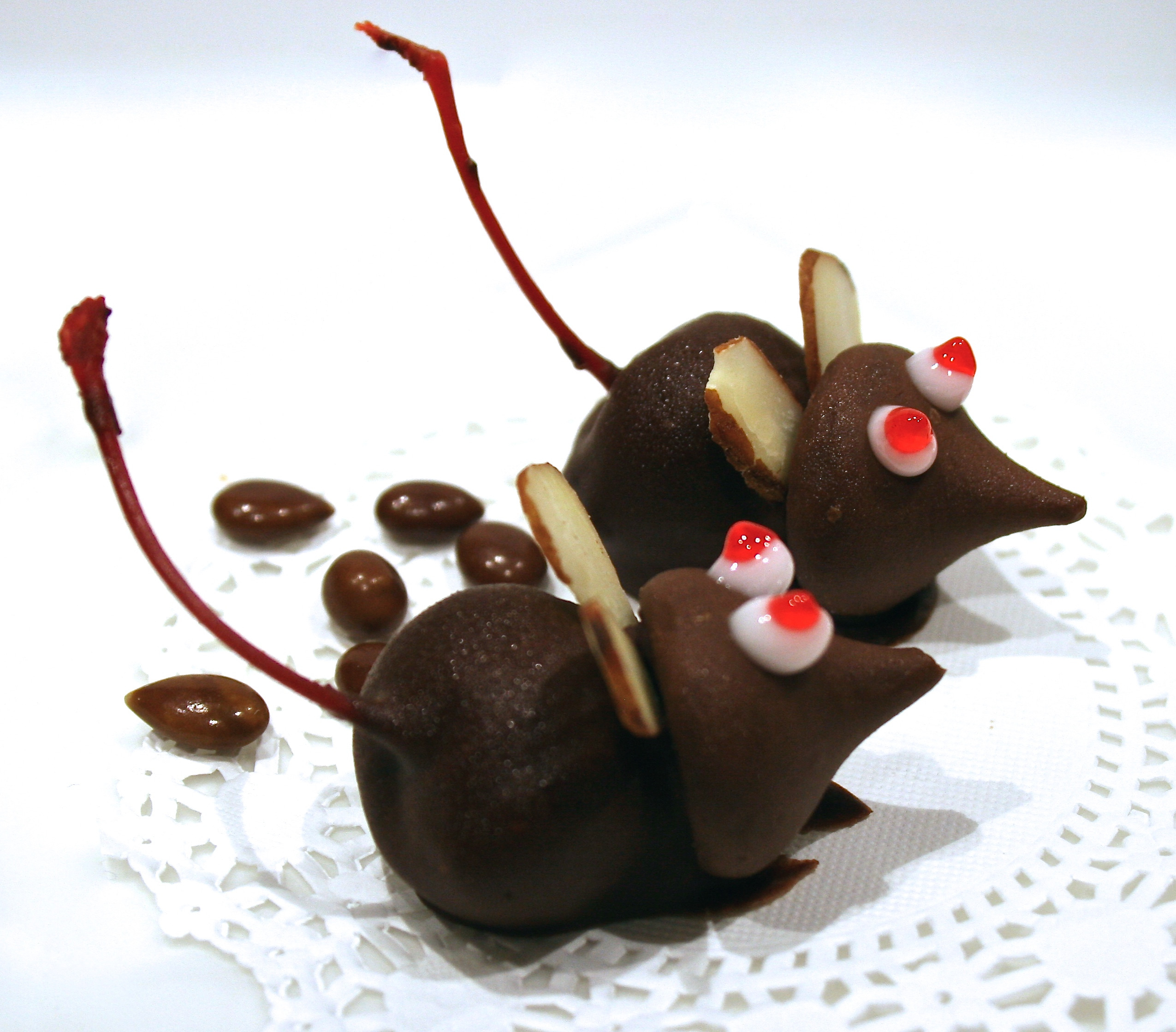 Christmas Mice Candy
 Chocolate Cherry Mice Candy Recipe Finding Our Way Now