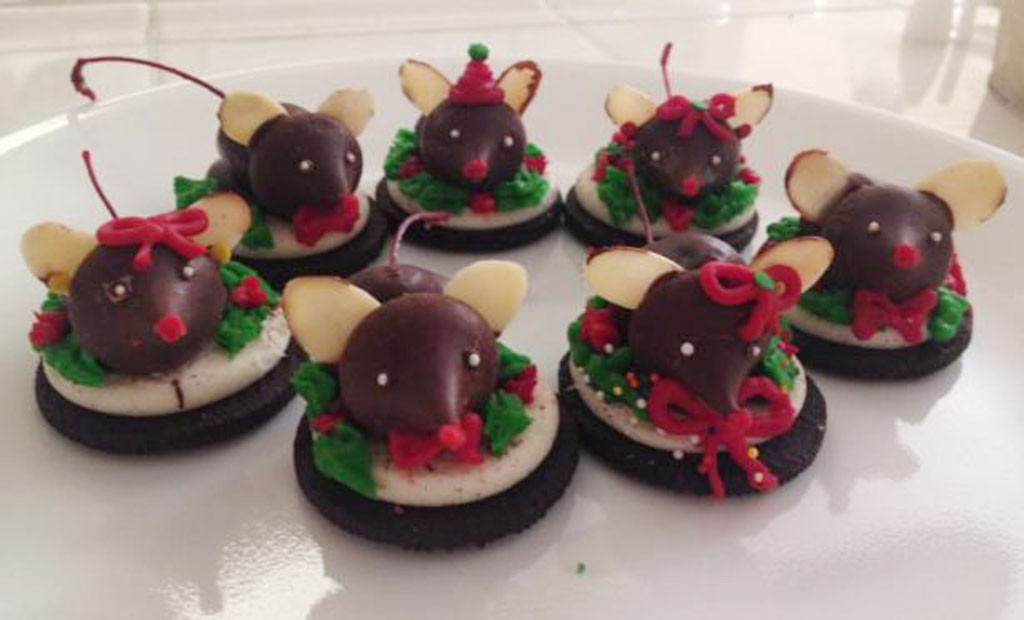 Christmas Mice Cookies
 Chocolate Christmas Mice Cookies Chocolate Cake Cake