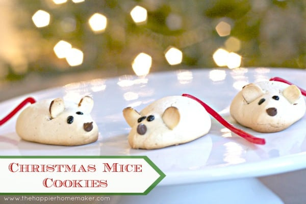 Christmas Mouse Cookies
 Christmas Mice Cookies