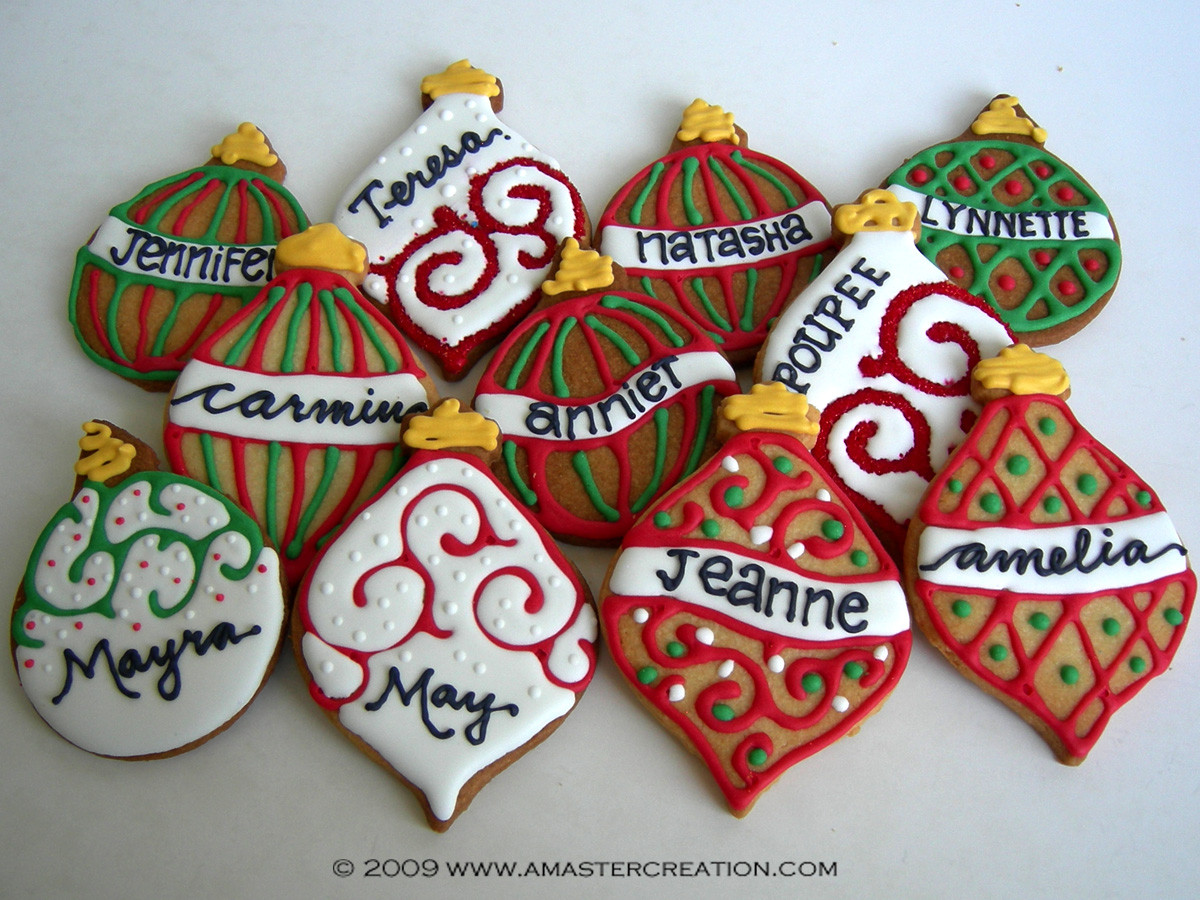 Christmas Ornament Cookies
 Christmas Cookie Collection 2009