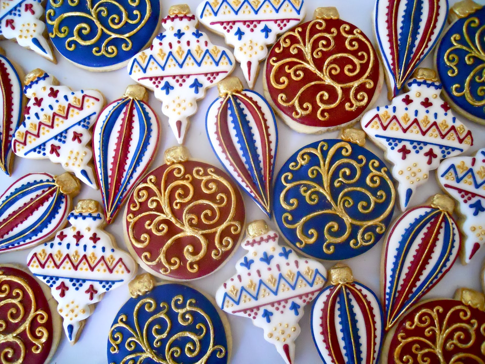 Christmas Ornament Cookies
 Oh Sugar Events Christmas Ornaments