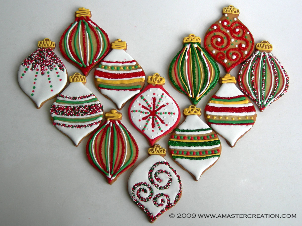 Christmas Ornament Cookies
 Christmas Cookie Collection 2009