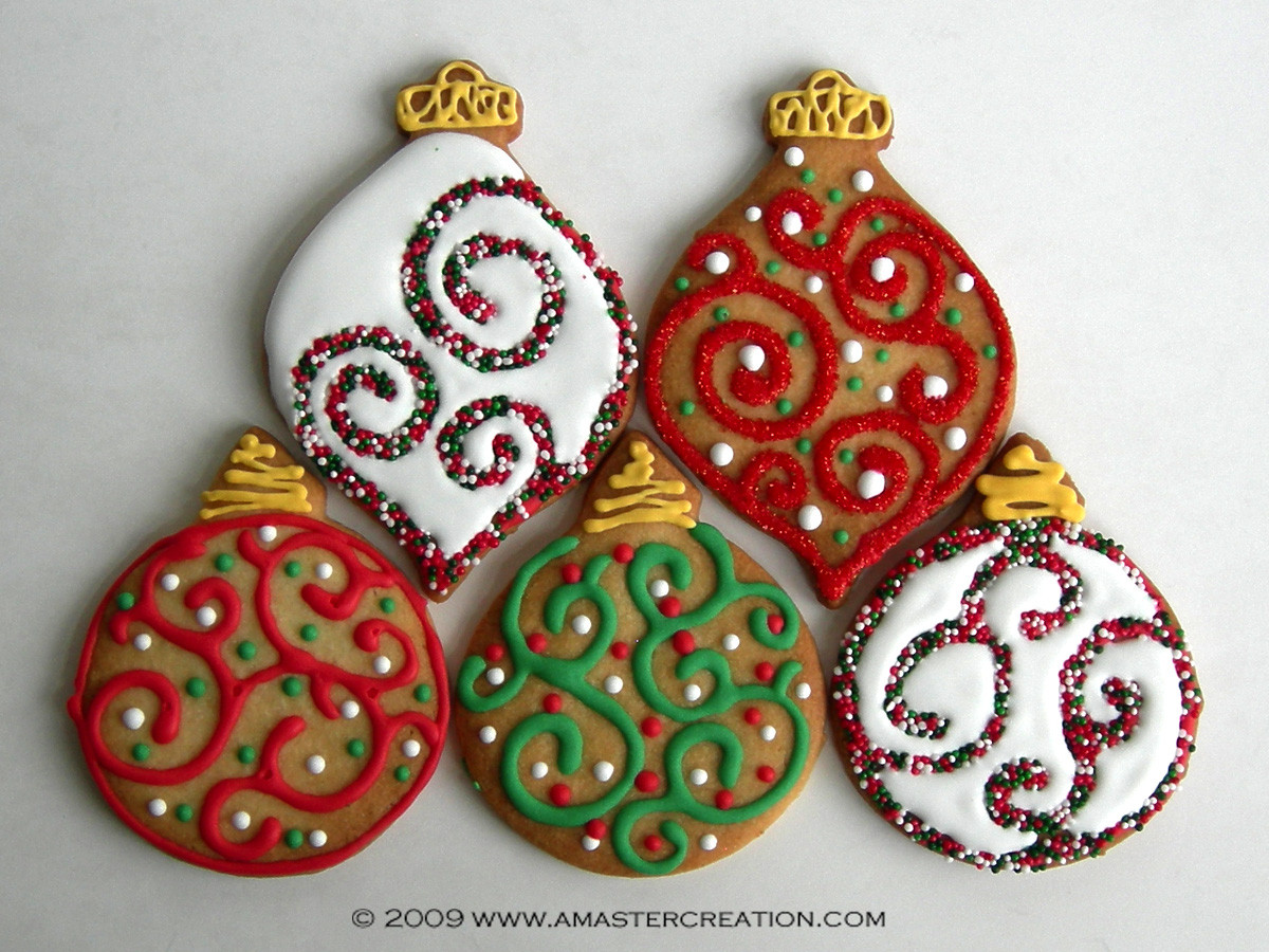 Christmas Ornament Cookies
 Christmas Cookie Collection 2009