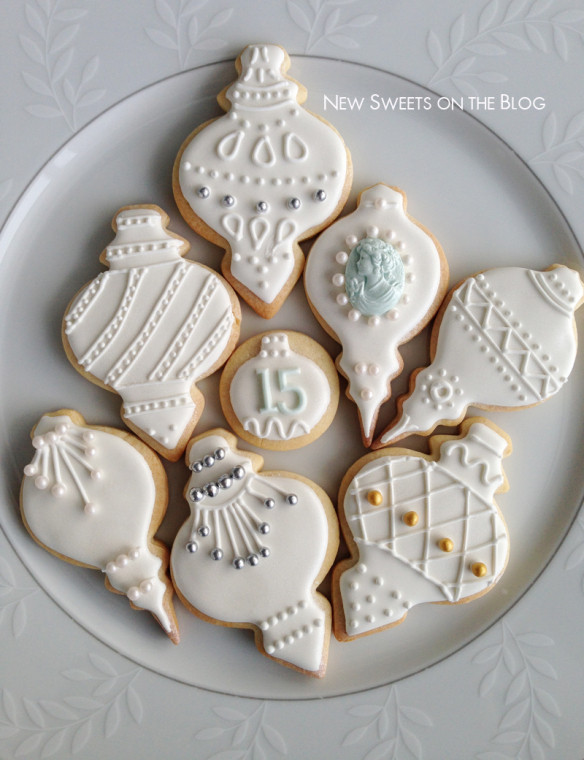 Christmas Ornament Cookies
 White Christmas