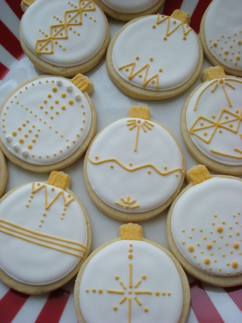 Christmas Ornament Cookies
 FLOUR & SUGAR Christmas Cookies Sandwich Cookies