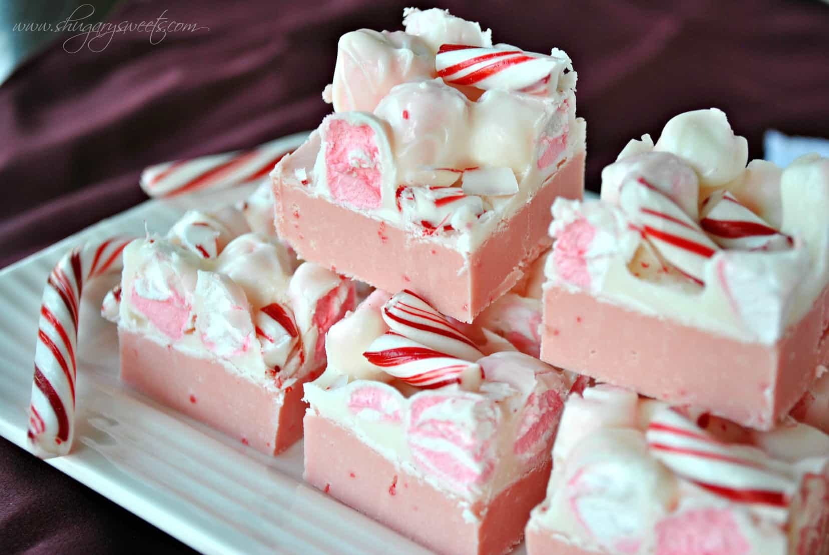 Christmas Peppermint Candy
 Peppermint Fudge Shugary Sweets