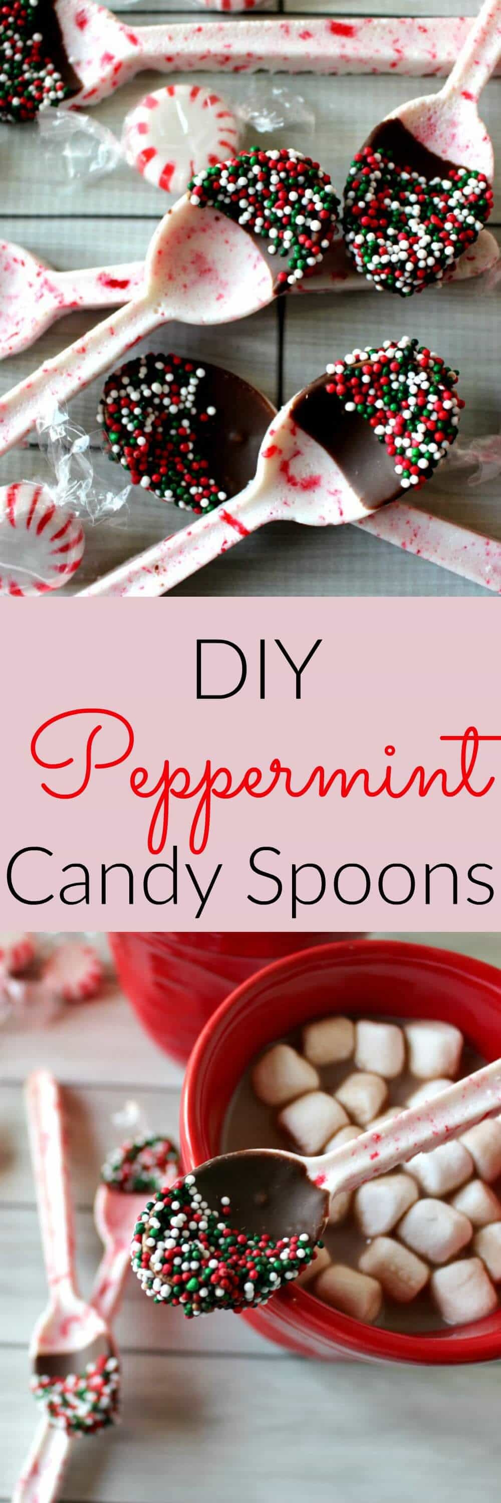 Christmas Peppermint Candy
 DIY Peppermint Candy Spoons Princess Pinky Girl