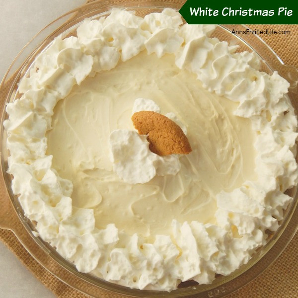 Christmas Pie Recipes
 White Christmas Pie Recipe