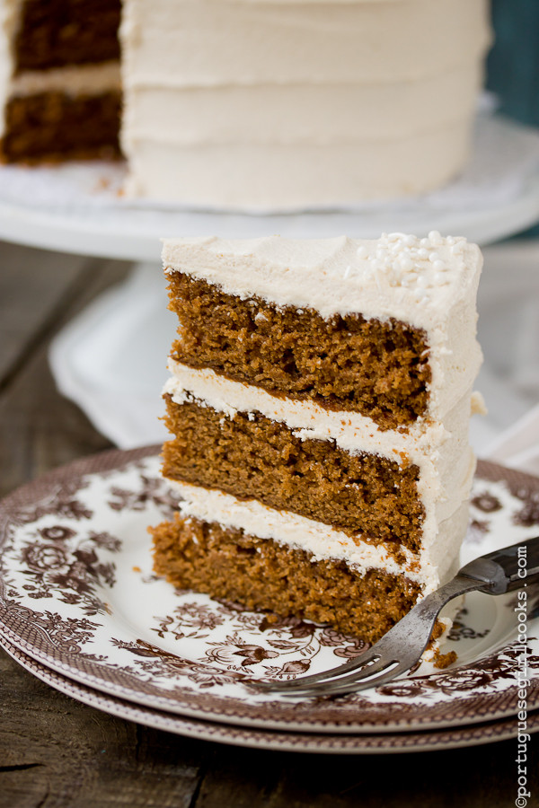 Christmas Spice Cake
 Holiday Spice Cake with Eggnog Buttercream