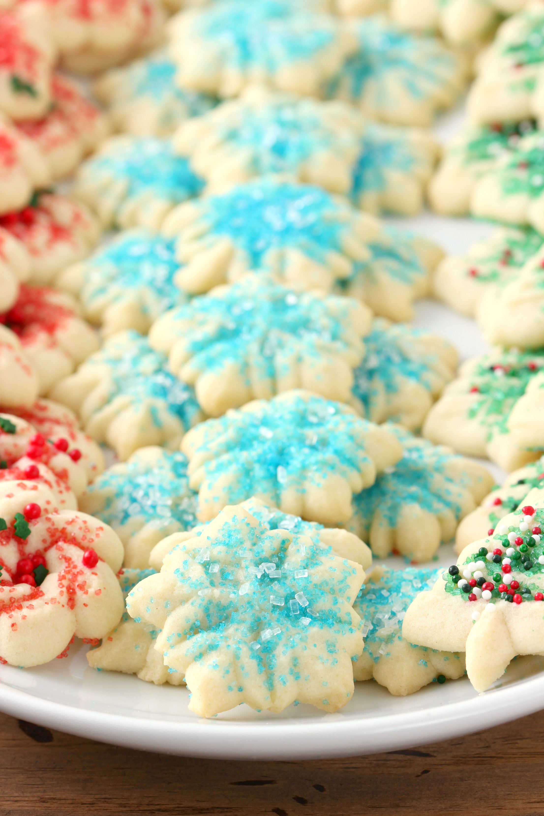 Christmas Spritz Cookies
 Classic Spritz Cookies A Kitchen Addiction