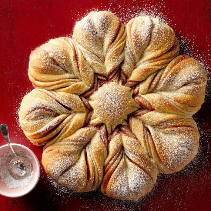 Christmas Star Bread
 Christmas Star Twisted Bread Recipe