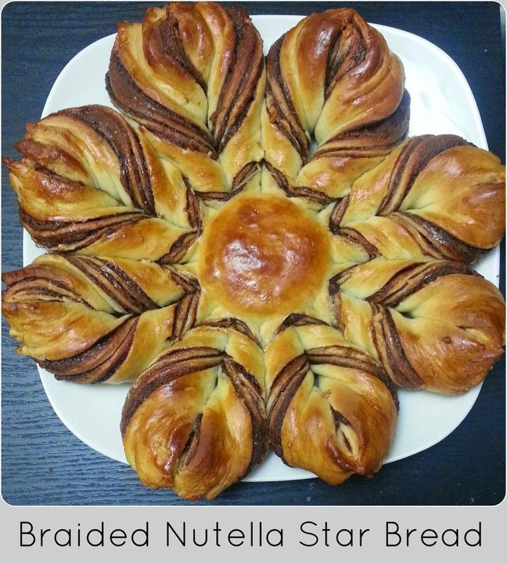 Christmas Star Twisted Bread
 1000 ideas about Nutella Star Bread on Pinterest