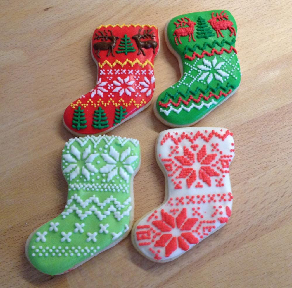 Christmas Stocking Cookies
 Stockings