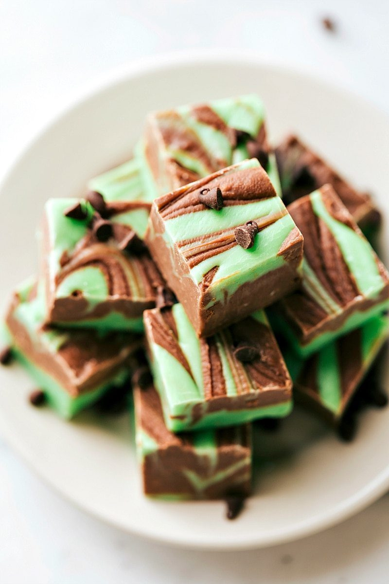 Christmas Swirl Fudge
 MICROWAVE Chocolate & Mint Swirled Fudge Chelsea s Messy