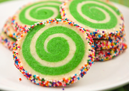 Christmas Swirl Sugar Cookies
 Spiral Sugar Cookies — Pip and Ebby