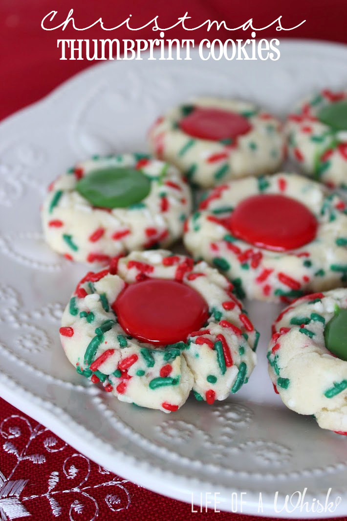 Christmas Thumbprint Cookies
 Christmas Thumbprint Cookies lifeofawhisk