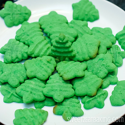 Christmas Tree Cookies Recipe
 Christmas Tree Butter Cookies Cookie Press Recipe