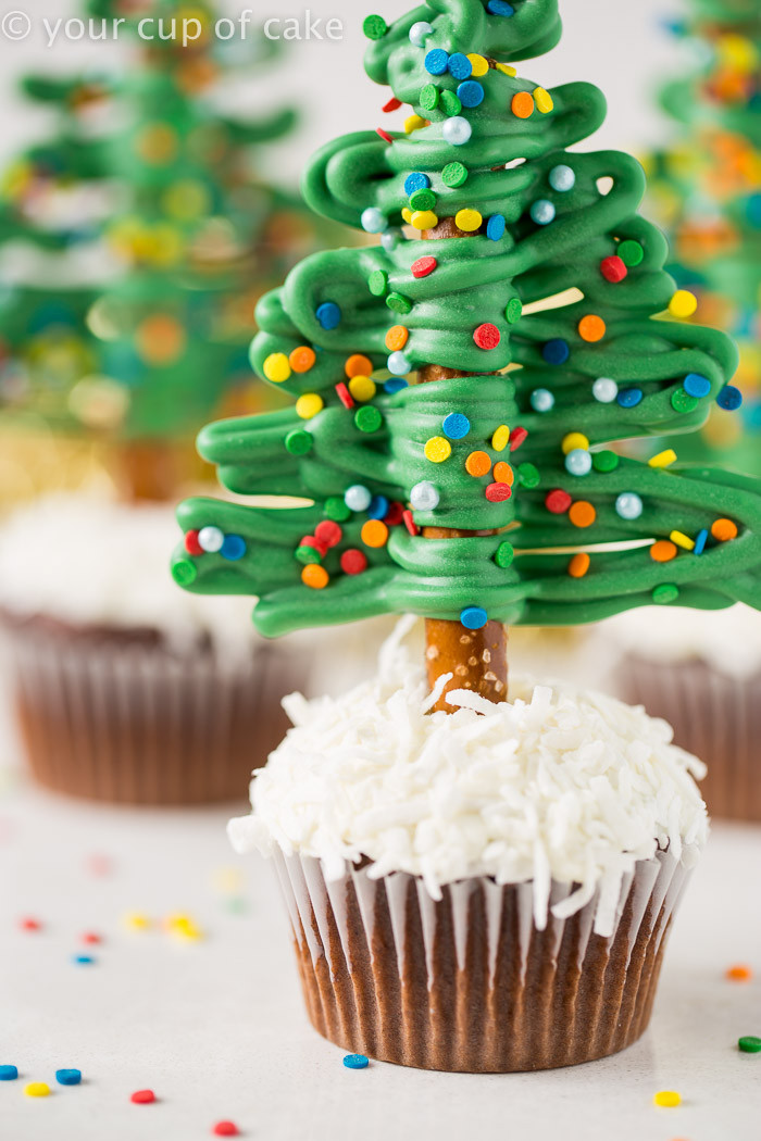 Christmas Tree Cupcakes Cake
 Easy Christmas Tree Cupcakes Your Cup of Cake