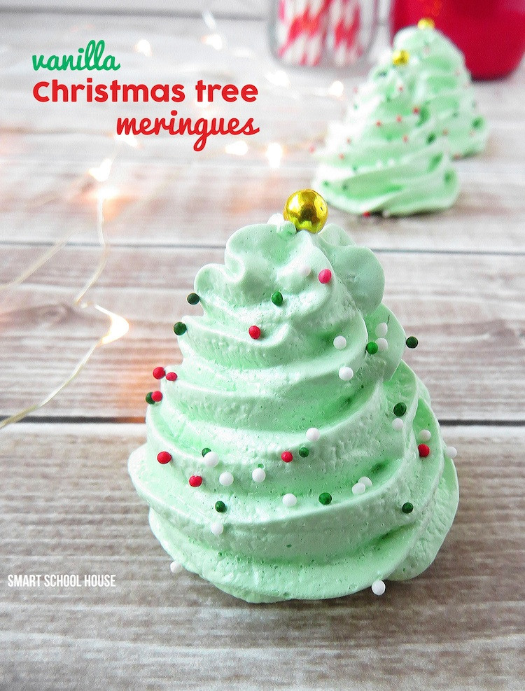 Christmas Tree Meringue Cookies
 Christmas Meringue Cookies
