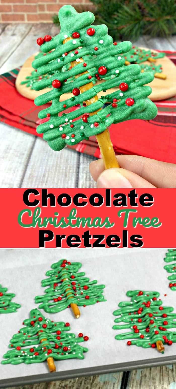Christmas Tree Pretzels
 Christmas Tree Pretzel Sticks Princess Pinky Girl