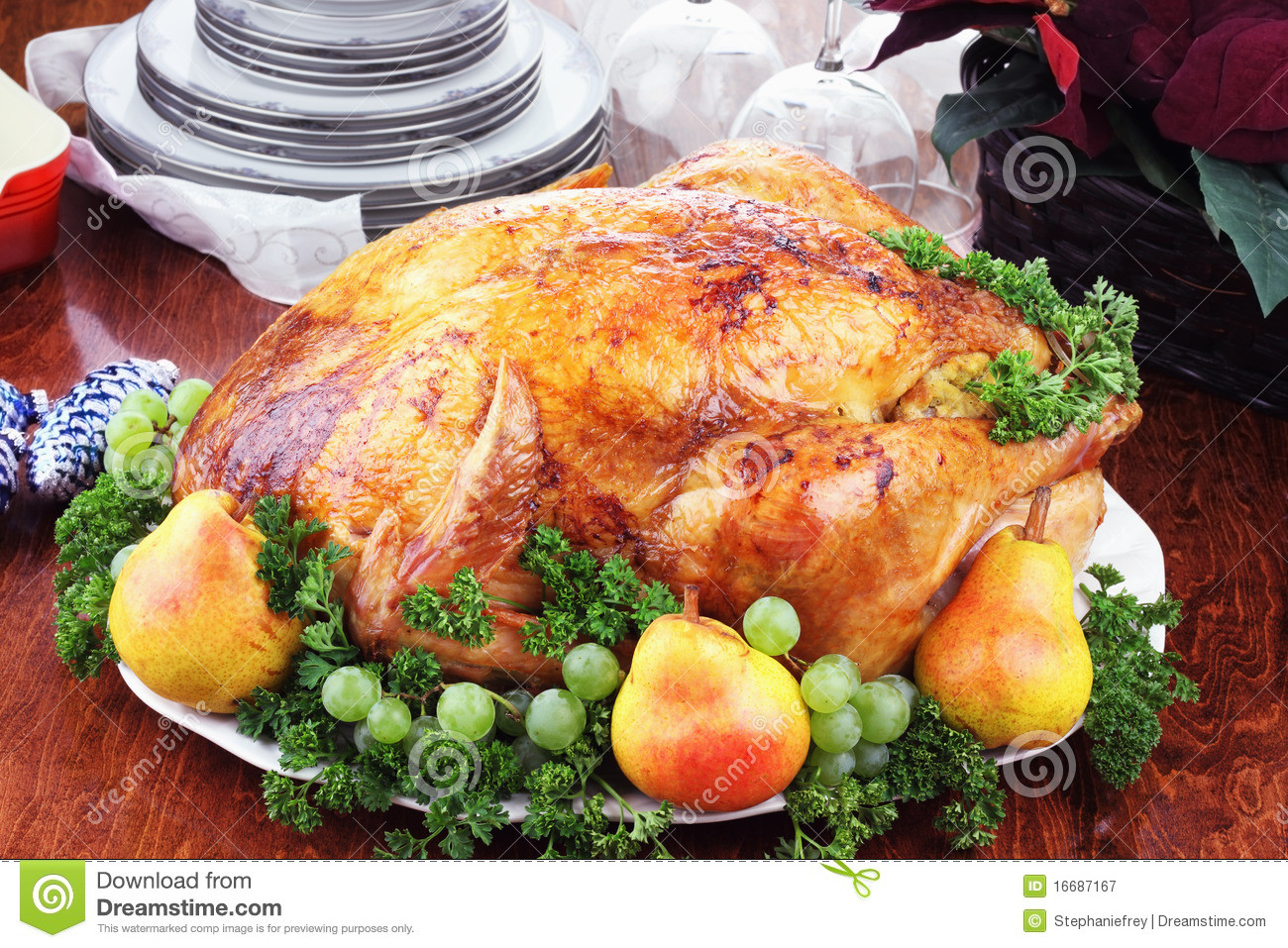 Christmas Turkey Dinner
 Christmas Turkey Dinner Royalty Free Stock graphy