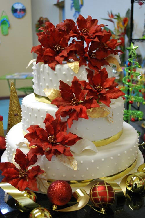 Christmas Wedding Cakes
 Festive Christmas Wedding Cakes Gallery