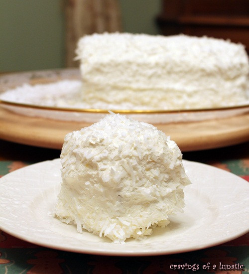 Coconut Christmas Cake
 Christmas Coconut Cake for Day 3 of ChristmasWeek