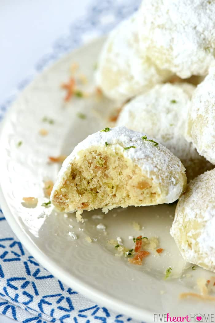 Coconut Christmas Cookies
 Lime Coconut Snowball Cookies Over 100 More Christmas