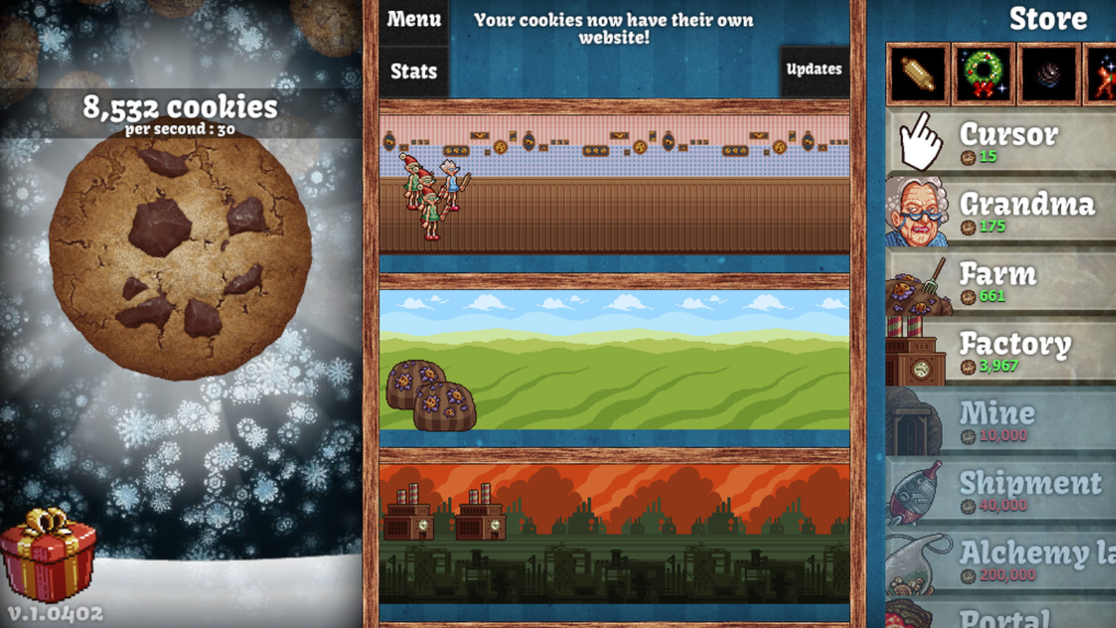 Cookie Clicker Christmas Cookies
 Cookie er updated with Christmas cheer Polygon