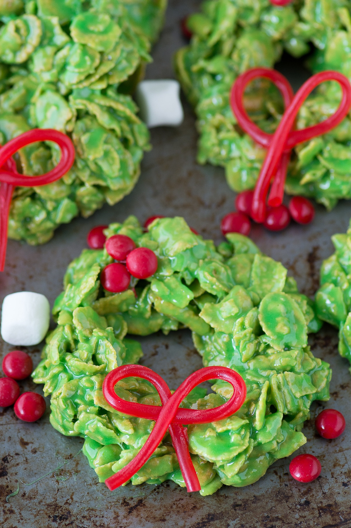 Cornflake Christmas Wreath Cookies With Corn Syrup
 Christmas Wreath Cookies