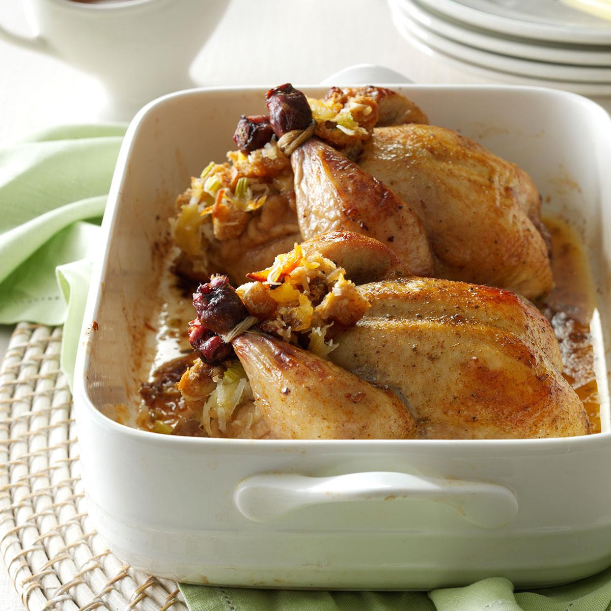 Cornish Hens For Thanksgiving
 40 Thanksgiving Recipes for Two