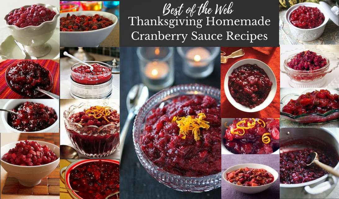 Cranberry Sauce Recipes Thanksgiving
 Best of the Web Thanksgiving Homemade Cranberry Sauce Recipes