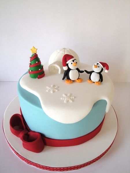Cute Christmas Cakes
 55 Tempting Christmas Cake Designs Pink Lover